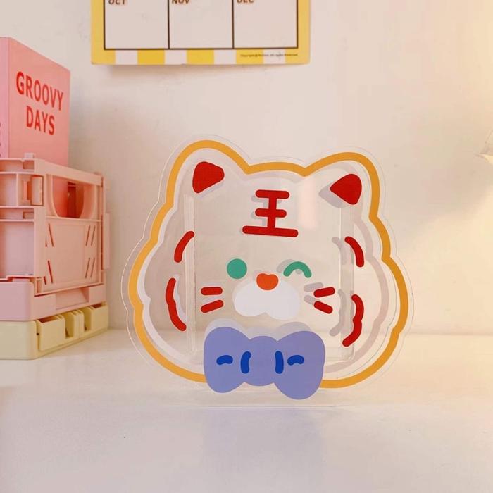Gambar tempat pensil meja lucu desk organizer dekorasi meja belajar - Tiger dari Tya Bag JKT 2 undefined Tokopedia