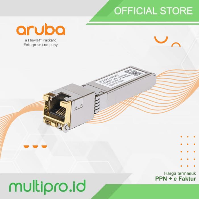 Promo JL563A HPE Aruba 10GBASE-T SFP+ RJ45 30M CAT6A XCVR Cicil 0% 3x ...