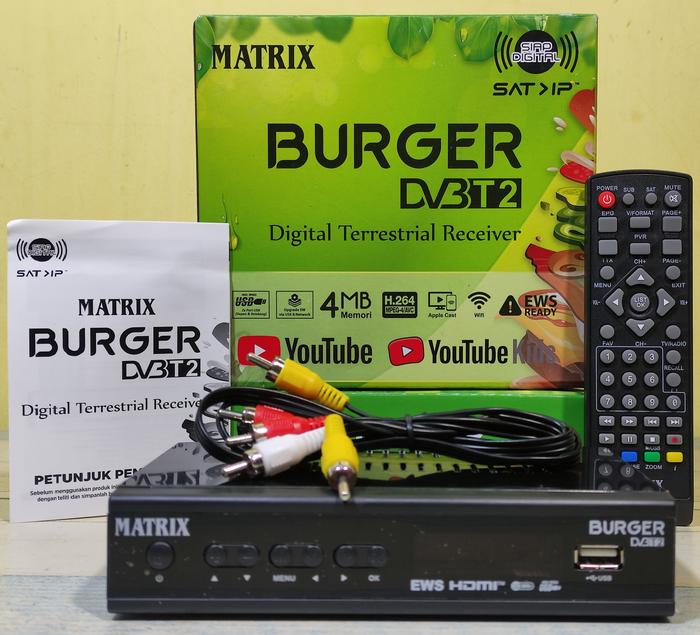 Gambar MATRIX STB DVBT2 TV DIGITAL - STB+RCA dari Parabola Sahabat Technologies undefined Tokopedia