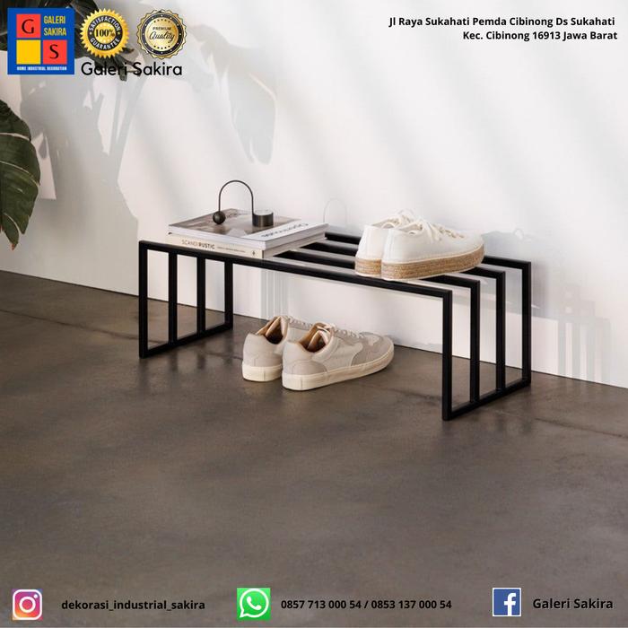 Jual RAK SEPATU INDUSTRIAL/ RAK SEPATU/ BANGKU/ SHOE BENCH RACK - Tipe ...