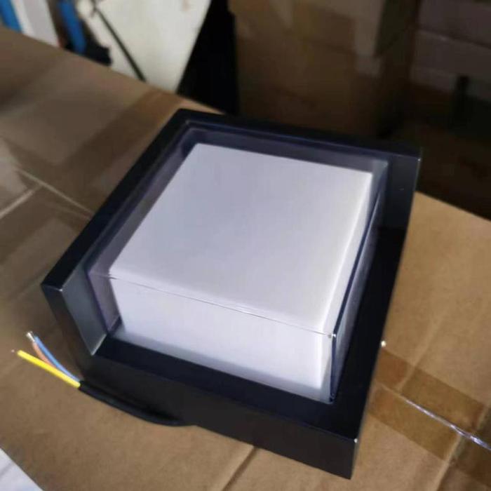 Gambar lampu dinding led minimalis outdoor indoor lampu dinding waterproof - kotak dari NYC LED undefined Tokopedia