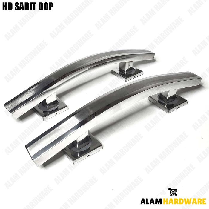 Gambar Gagang Pintu Rumah ALAM HARDWARE Type Sabit Panjang 35 Cm Dan 45 Cm - Ori Stainless, 35 Cm dari ALAM DOOR HANDLE undefined Tokopedia