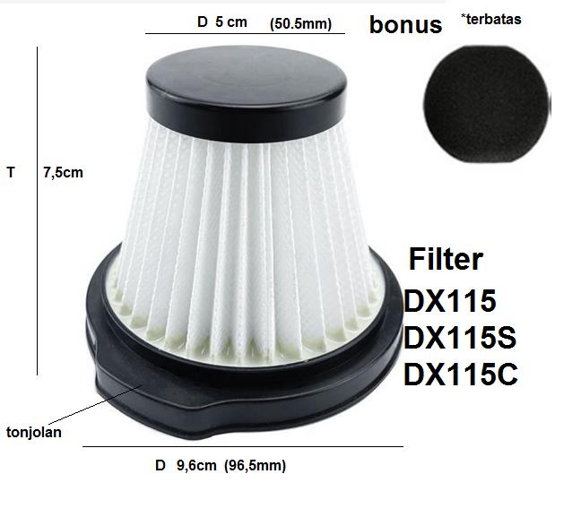 Gambar Aneka Filter Kompatibel Vacuum Cleaner Portable DX SC VC - Filter 2 dari KRstorex undefined Tokopedia