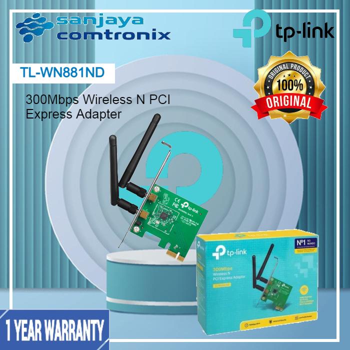 Gambar Tp-Link TL-WN881ND 300Mbps Wireless N PCI Express Adapter dari SANJAYA COMTRONIX undefined Tokopedia