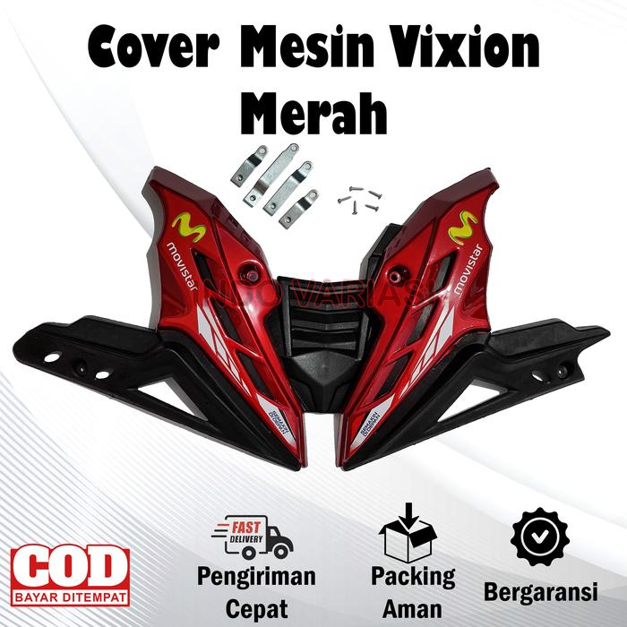 Gambar Cover Engine Vixion New Old Nvl Nva Tutup Mesin Yamaha - Merah dari Indo Variasi Motor undefined Tokopedia