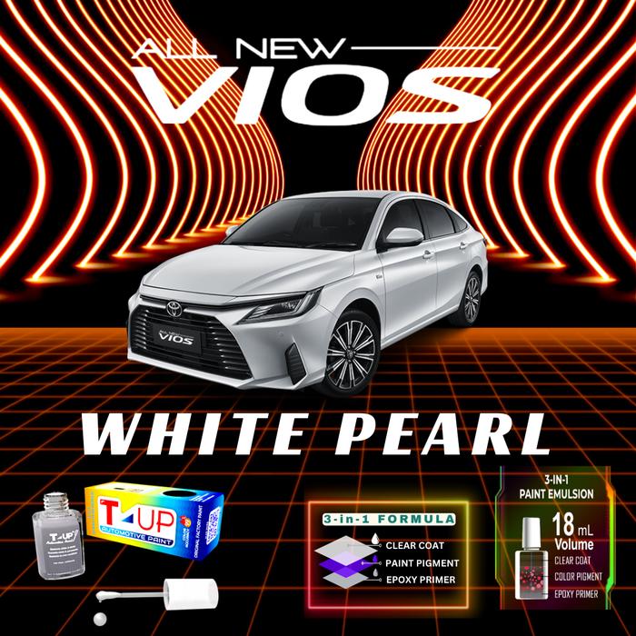 Gambar Cat Oles Khusus Toyota VIOS - Ori Pabrikan - WHITE PEARL dari T-Up Store Original Catoles undefined Tokopedia