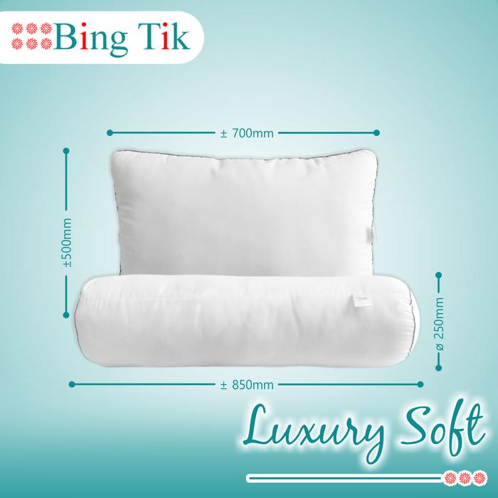 Gambar Bantal Guling Set Microfiber Clavellui Premium Goose Down - Luxury dari bing tik undefined Tokopedia