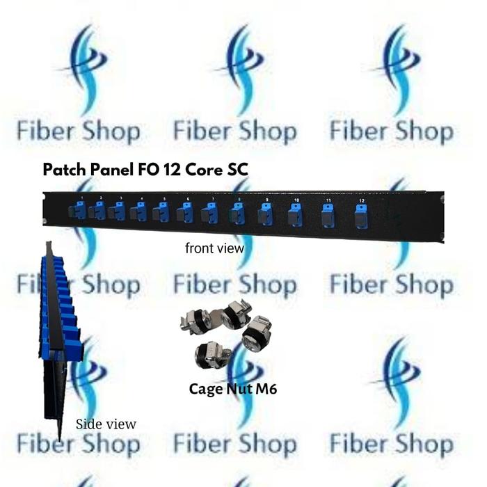 Gambar Patch Panel FO / Patch Panel Fiber Optik - 12 Core dari FiberMart undefined Tokopedia