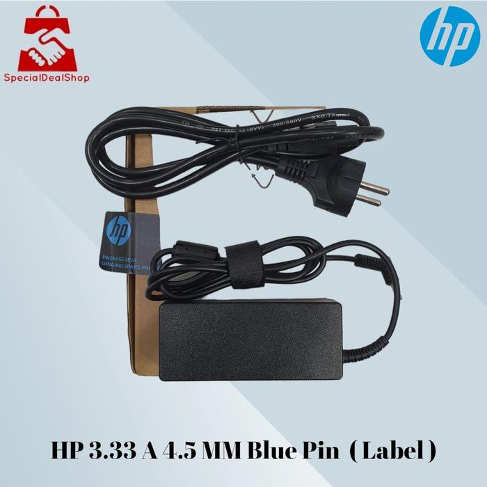 Gambar Adaptor Charger Laptop Original HP 19.5V-3.33A Blue Pin - LABEL dari specialdealshop undefined Tokopedia