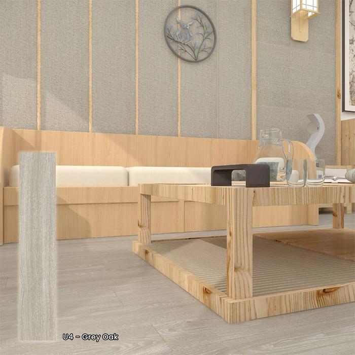 Gambar Lantai Vinyl STICKER - Marvel Flooring Tebal 2mm -Lantai Kayu Varnesse - Uniflor U4 dari Wallpaper Indonesia . com undefined Tokopedia