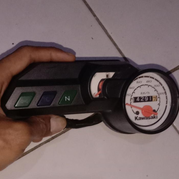 Gambar Spido KLX 150 spedometer spidometer klx bf, g, dtracker, klx original. - hitam orange dari Awayshop128 undefined Tokopedia