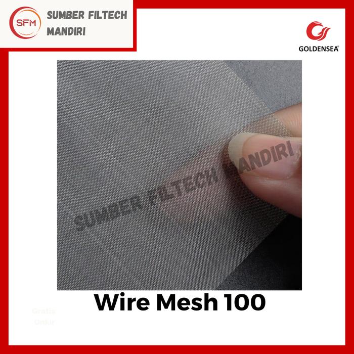 Gambar Wire Mesh Saringan SS316 #80, 100 Stainless Steel - Mesh 100, Lebar 1m dari Sumber Filtech Mandiri.ID undefined Tokopedia