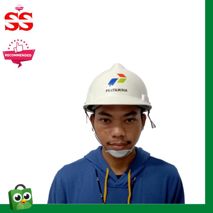 Gambar Helm Safety Pertamina Putih | Helmet Sapety Elpiji - Putih(Pertamina dari SumberSurya undefined Tokopedia