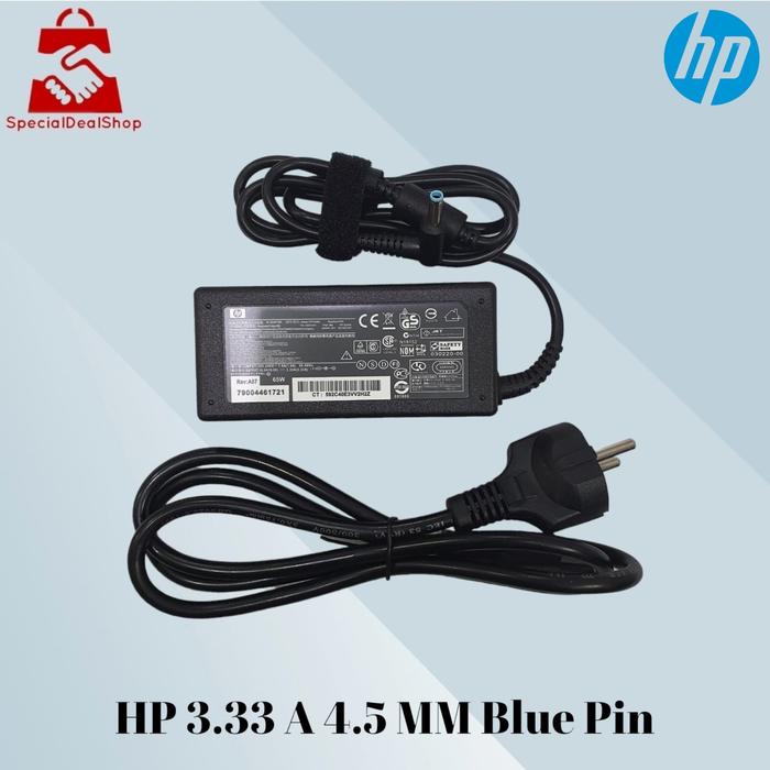 Gambar Charger Adaptor Laptop HP Pavilion 14 19 ,5V 3.33A blue Pin ORIGINAL - NON LABEL dari specialdealshop undefined Tokopedia
