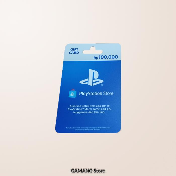 Gambar PSN Wallet Playstation 4 IDR 100k 300k 600k - 100k dari GAMANG Store Indonesia undefined Tokopedia