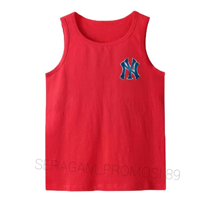 Gambar ATASAN SINGLET ANAK LAKI LAKI BAHAN KATUN / KAOS DALAM ANAK SABLON NY - Merah, M dari MASTER SERAGAM undefined Tokopedia