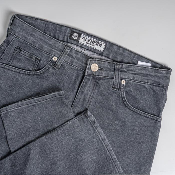 Gambar Long Pants Denim - AlfheimCloth.Inc Slim Fit Men Snowgrey Denim - Snowgrey, S dari ALFHEIM CLOTH.INC undefined Tokopedia