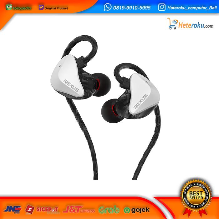Gambar Earphone REXUS EZ4 - Putih dari Heteroku Computer Bali undefined Tokopedia