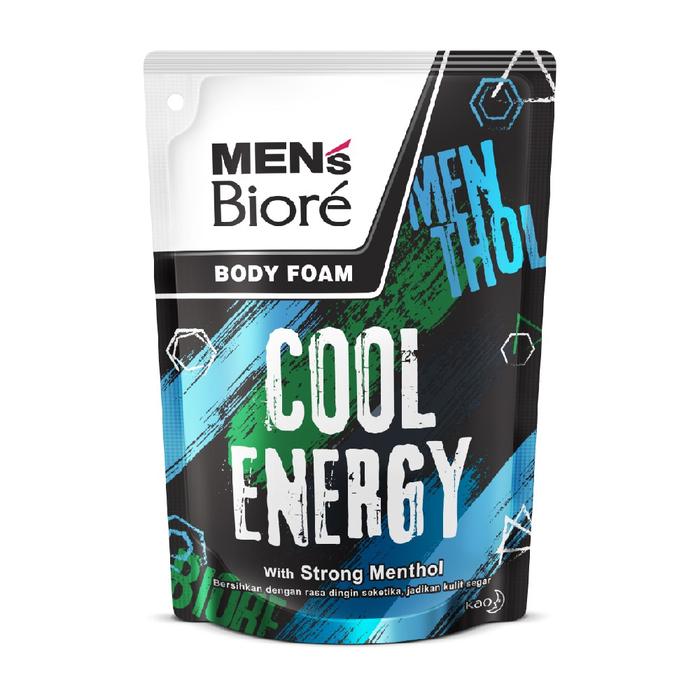 Gambar Mens BIORE Body Foam White/Cool/Hygienic Energy Refill 400ml / 450ml - Cool 400ml dari Global Mart Jakarta undefined Tokopedia