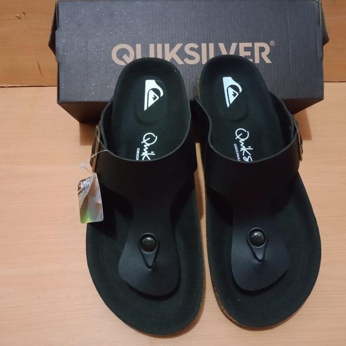 Gambar Sandal pria sandal wanita sandal quiksilver - Hitam, 39 dari kurirsepatu undefined Tokopedia