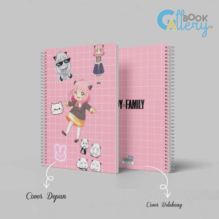 Gambar [SP] Buku Tulis/Note book Anime SPY x FAMILY, Anya Forger Jilid Spiral - ANYA FORGER 01, A6 dari Gallery Book undefined Tokopedia