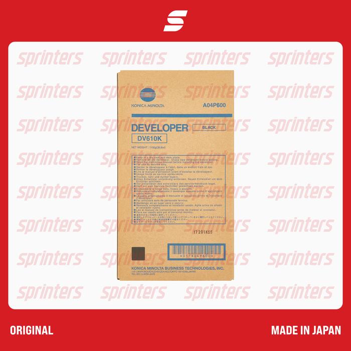 Gambar Developer Original Konica Minolta KM AccurioPress C2060 C2070 C2070P - Black dari Sprinters undefined Tokopedia