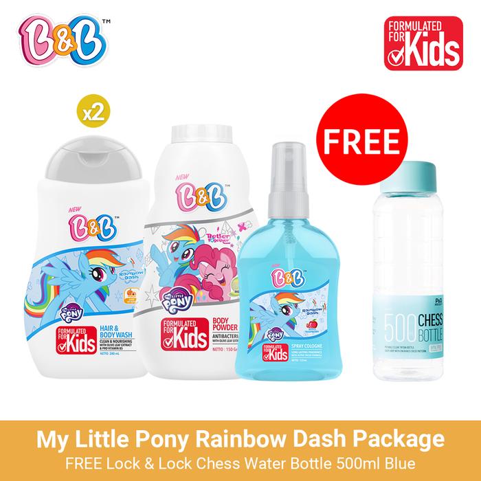 Gambar B&B My Little Pony Rainbow Dash Package Free Gift dari Sleek Baby Store undefined Tokopedia
