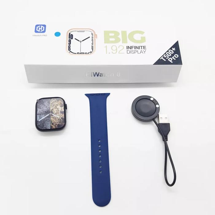 Jual Smart Watch Hiwatch T500+ Pro Original Merah Muda