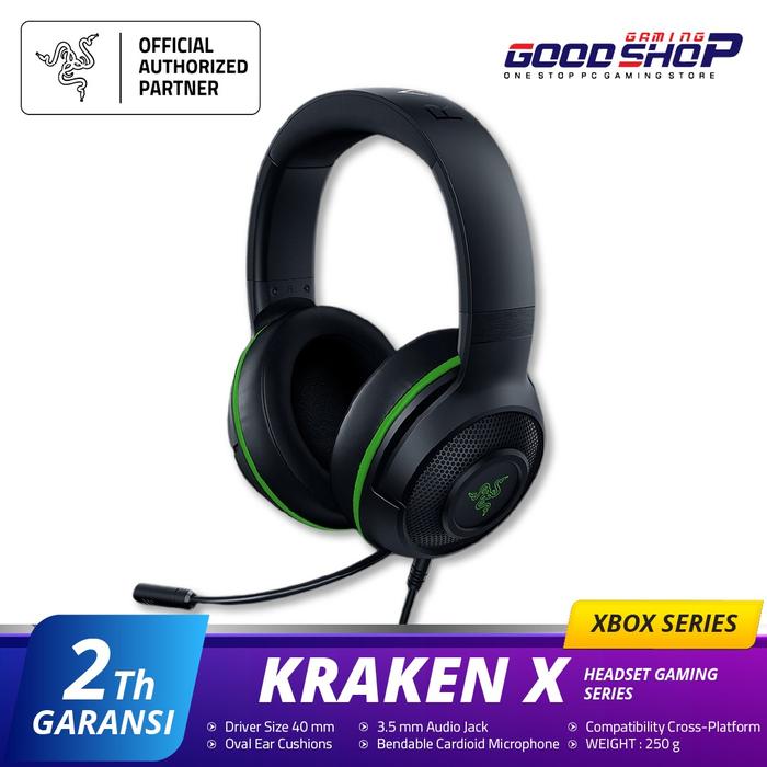 Jual Razer Kraken X Console Green XBOX Kota Administrasi
