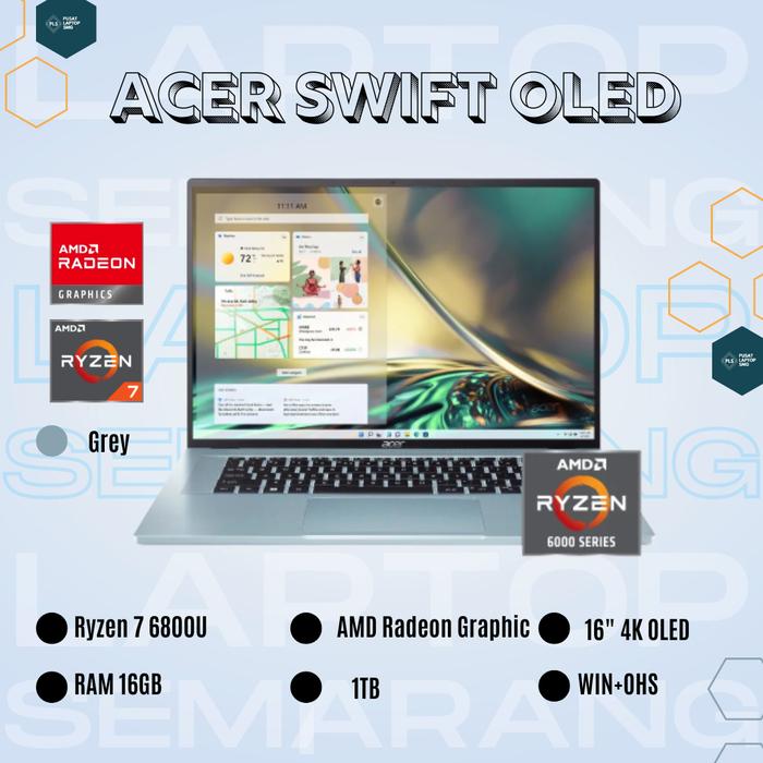 美品 SwiftEdge16 メモリ16G Ryzen7 7840 1.23kg