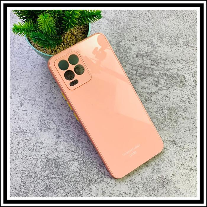Gambar REALME 8 / 8 PRO CRYSTAL GLASS ORIGINAL CASE TEMPERED HARD CASING PC - PINK, REALME 8 4G dari Case Thebest undefined Tokopedia