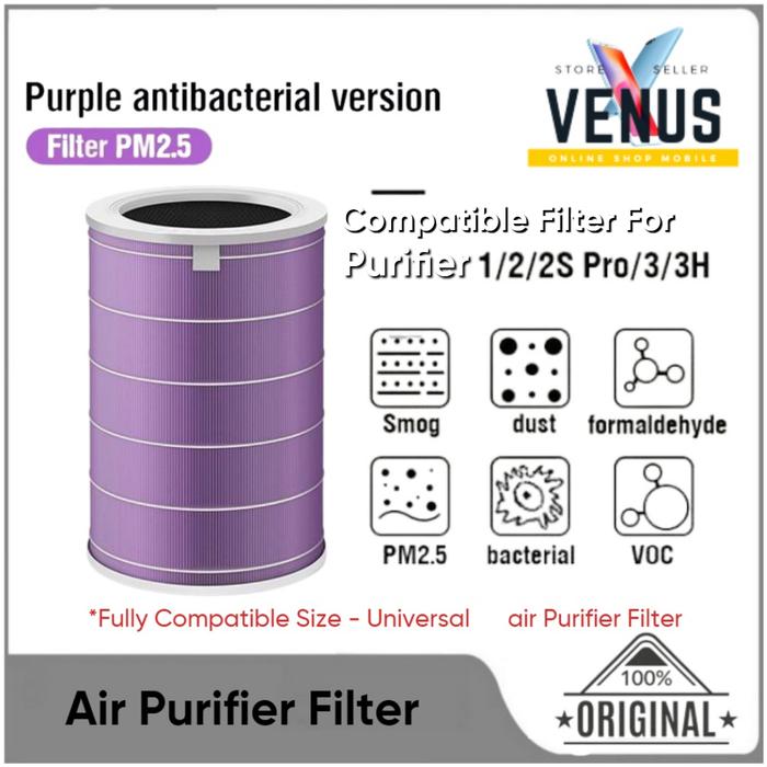 Gambar filter hepa 13 Refill for Air Purifier 2 3 2h 2s 3c 3H 4 Lite 4 Pro - Purple dari Venus Mobile undefined Tokopedia