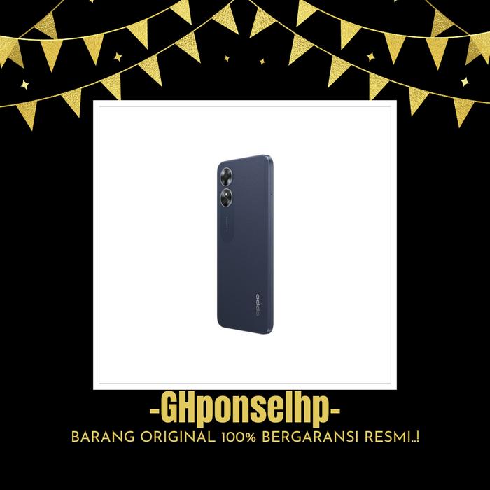 Gambar OPPO A17 4/64GB GARANSI RESMI OPPO INDONESIA - Hitam dari Fortuna sell undefined Tokopedia