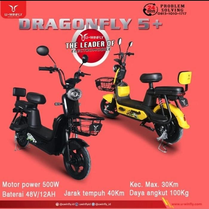 Gambar Sepeda Listrik Uwinfly DF5 Plus / DF5+ dari Uwinfly Sumenep undefined Tokopedia