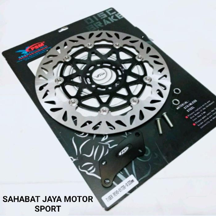 Gambar Disc Cakram Piringan Depan Floating PSM Tiger Revo 320MM - Hitam, TigerRevo 320MM dari SAHABATJAYAMOTORSPORT undefined Tokopedia