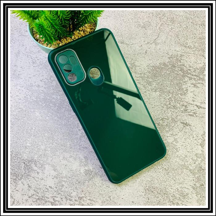 Gambar OPPO A33 / A53 2020 CRYSTAL GLASS ORIGINAL HARD CASE SOFT TEMPERED PC - HIJAU TUA, OPPO A53 2020 dari Case Thebest undefined Tokopedia