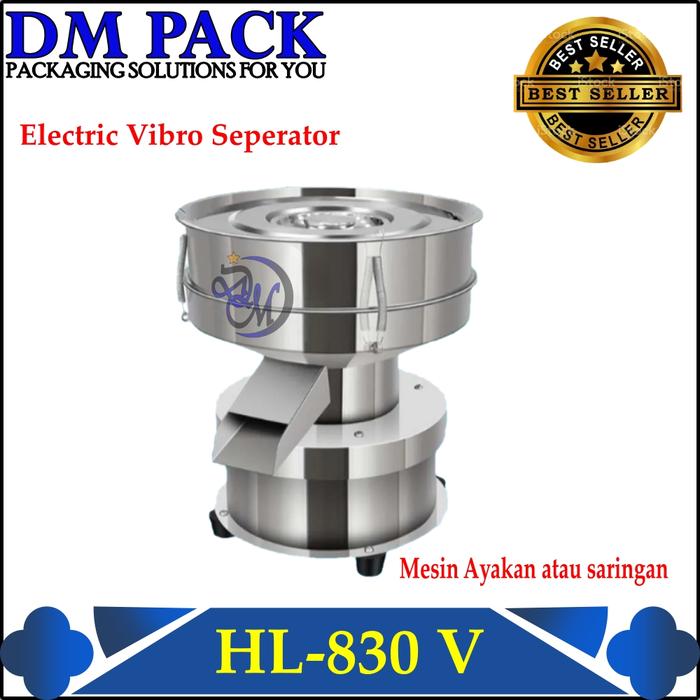 Gambar Mesin ayak tepung HL-830V Electric Vibro Separator Mini HL830 V dari DM PACKAGING undefined Tokopedia