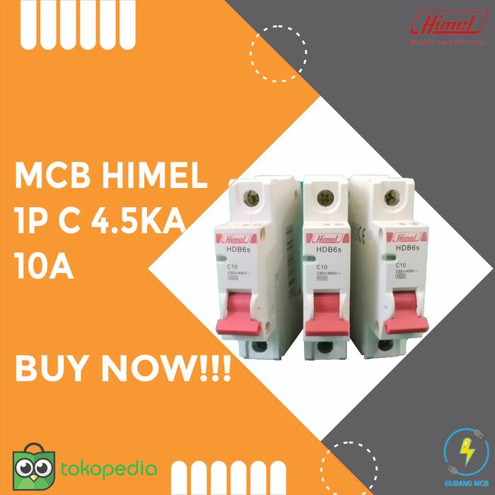 Gambar MCB HIMEL C 4.5KA 3P 50A HDB6SL - 1P, 50A dari Gudang MCB undefined Tokopedia