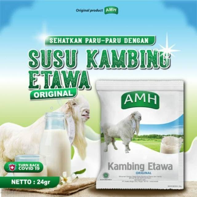 Gambar Susu Kambing Etawa Bubuk AMH Isi 10 Sachet - Vanila dari Herbal Center_24 undefined 5 Tokopedia