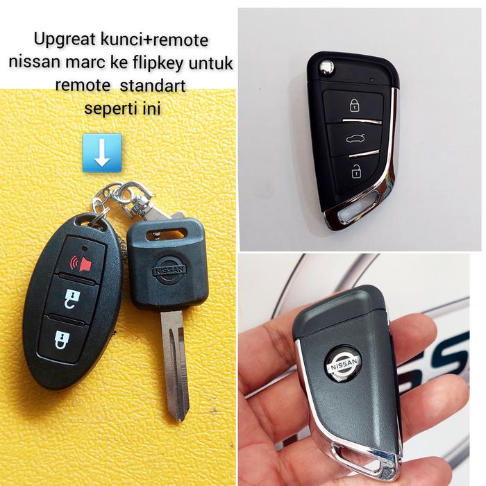 Gambar flipkey kunci plus remote nissan march dari jual kunci & remote mobil undefined Tokopedia