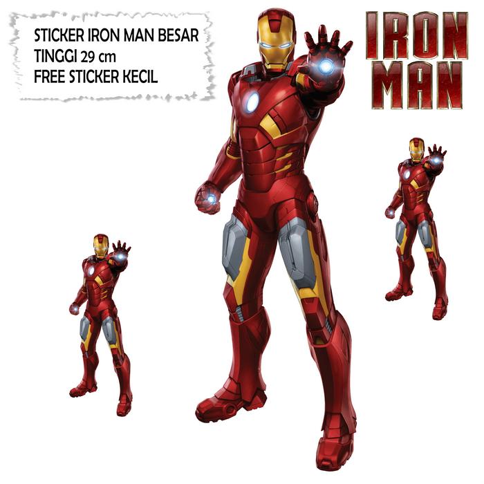 Gambar stiker spiderman stiker iron man stiker captain america the avengers dari Mora Techno undefined 5 Tokopedia