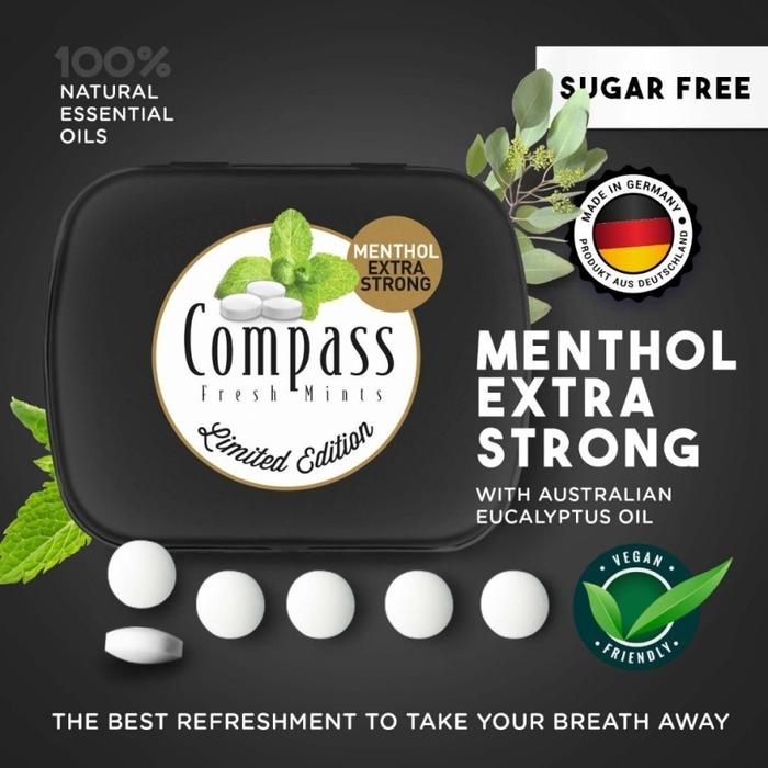 Jual Compass Fresh Mint Candy (Permen Mint Sugar Free) 14g - Menthol ...