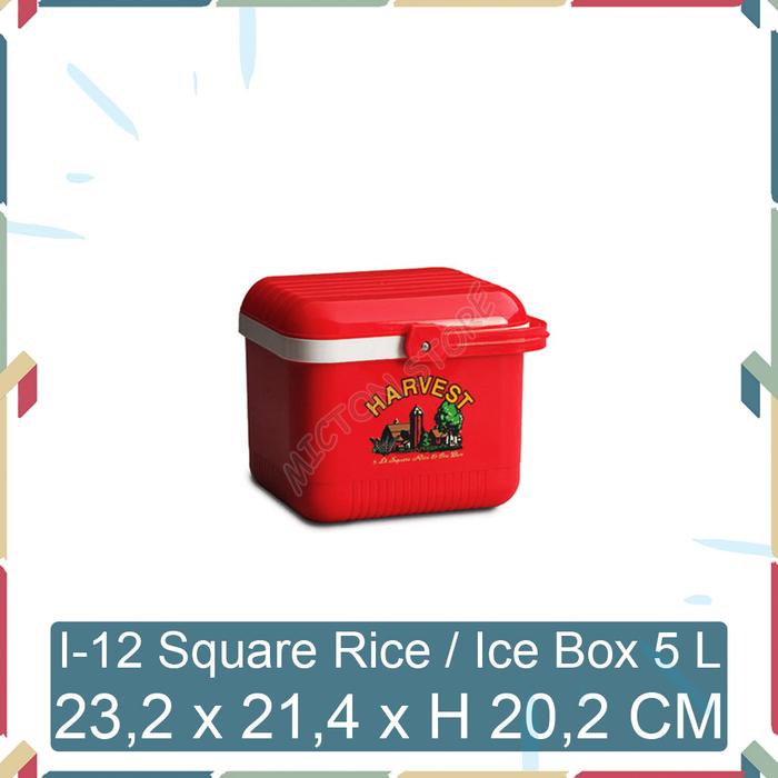 Gambar MICTON Lion Star Square Rice Ice Box Liter Termos Nasi Kotak Es Batu - I-12 5Liter dari Micton Store undefined Tokopedia