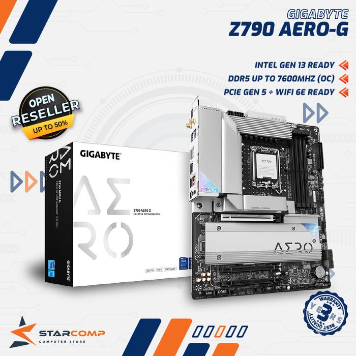 Gambar Gigabyte Z790 AERO G DDR5 INTEL Motherboard Z 790 LGA1700 dari Starcomp Origin undefined Tokopedia