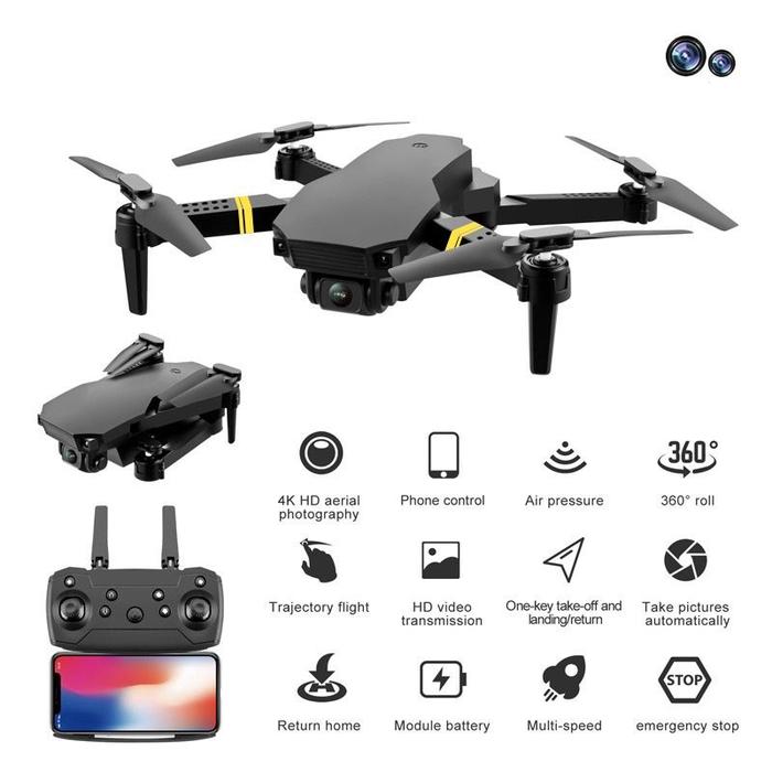 Gambar Drone Deron Derone Camera Kamera Quadcopter Empat Baling Auto Fokus dari Unik Shop123 undefined Tokopedia