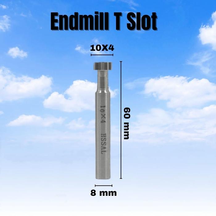 Gambar T slot cutter endmill T cutter slot T groove D10-32mm - 10mmx4mm dari measuringsolution77 undefined Tokopedia