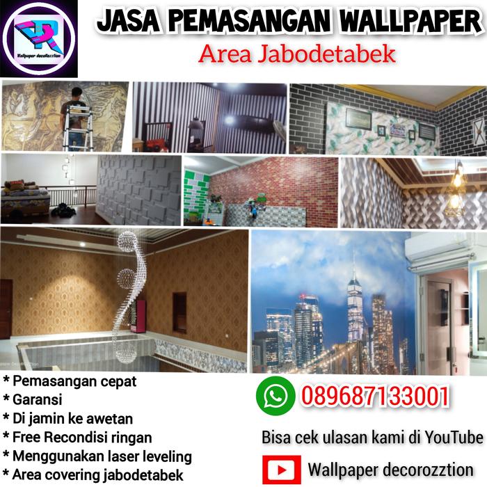 Gambar jasa pasang wallpaper bekasi jakarta - jabodetabek - vinil + bongkar dari DecoROZZtion wallpaper undefined Tokopedia