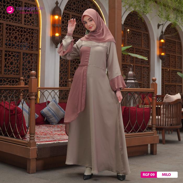 Gambar Rauna - Baju Muslim - Sarimbit - Gamis Dewasa Jasmine 09 Milo - XXL dari Raunapride undefined Tokopedia