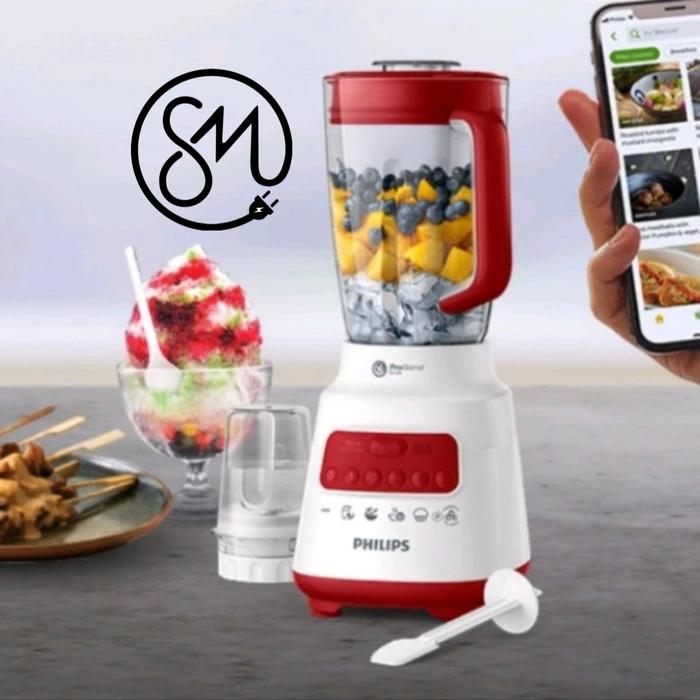 Gambar Blender Philips HR-2221 Plastik - Merah dari Sinar Matahari SM AMIN undefined Tokopedia