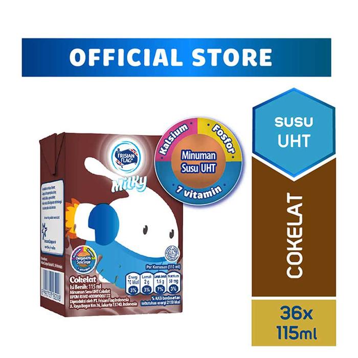 Gambar Frisian Flag Susu Cair UHT Milky Choco 115 ml dari dgoodsstore undefined Tokopedia